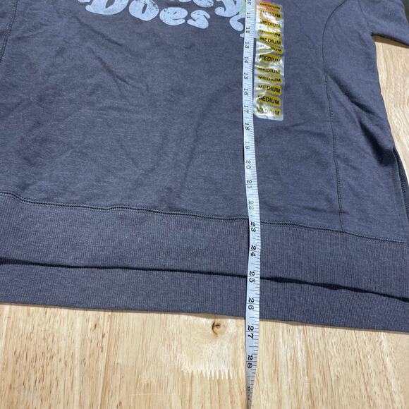 Wildfox NWT Easy Does It Sommers Sweatshirt Side Slits Drop Shoulder Size M - Picture 11 of 11